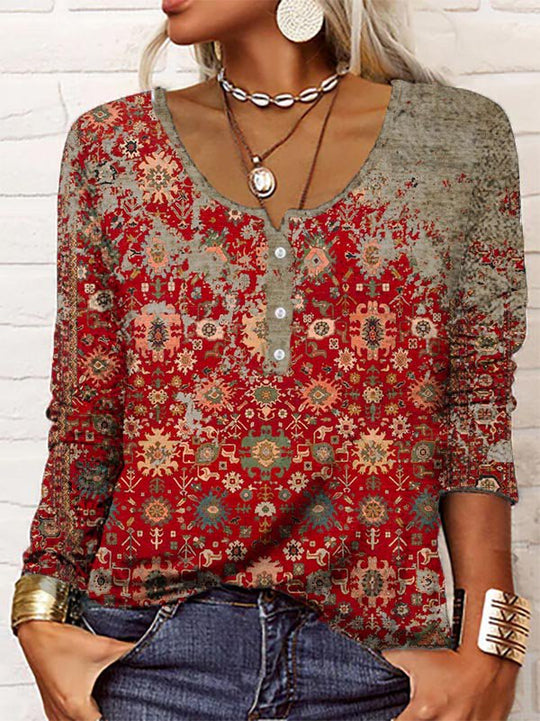 EB | Eleganter Pullover mit Aztekenmuster