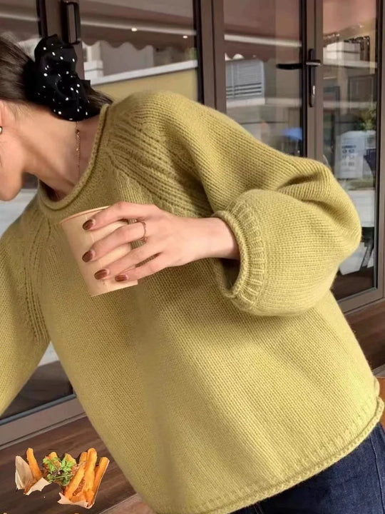 Damen Strick Oversize-Pullover mit Lässigem Stil & Hohem Komfort | EB