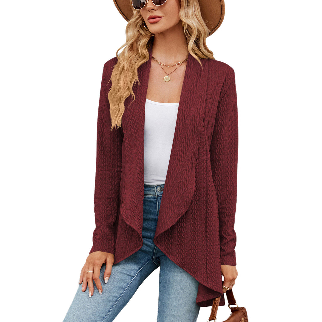 EB | Langärmelige Jacke für Damen in Uni Farbe