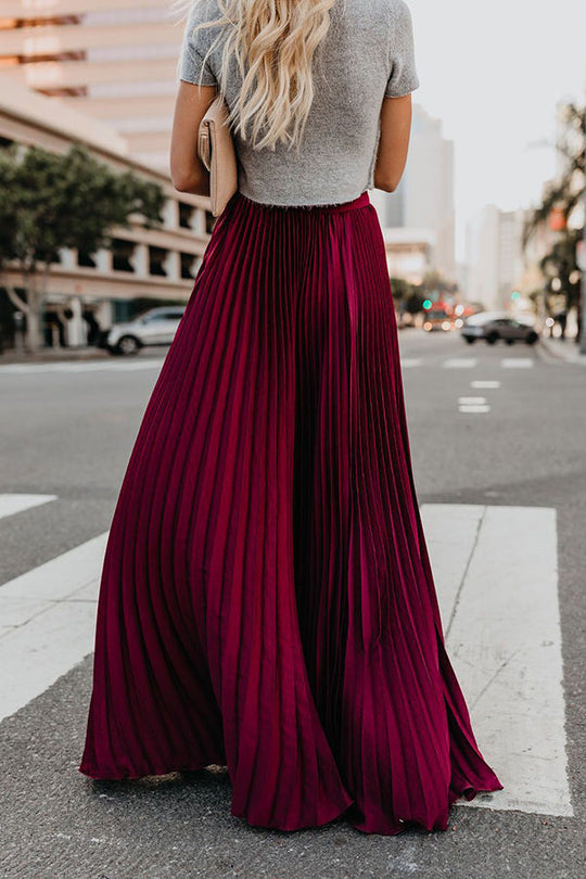 EB | Für Eternity Plissierter Maxi Rock