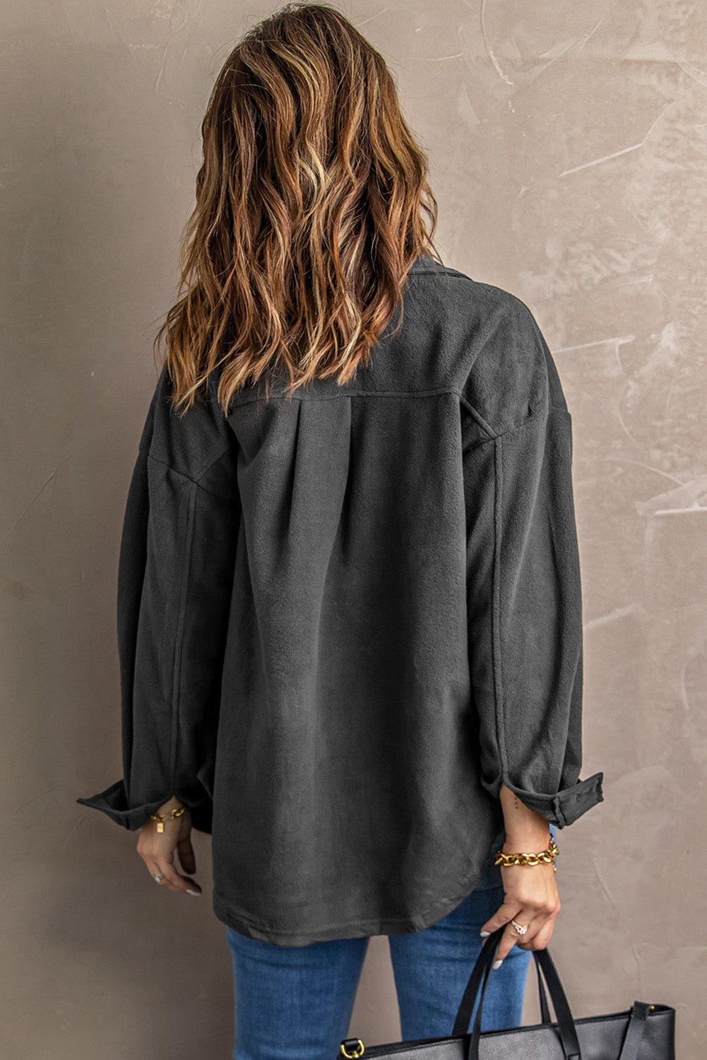 EB | Casual Fleece Shirtjacke Weich und Warm Perfekt für Den Alltag