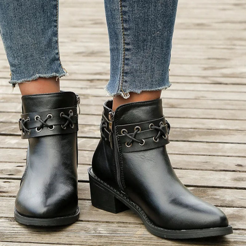 Vintage Spitzenschuh Stiefel EB