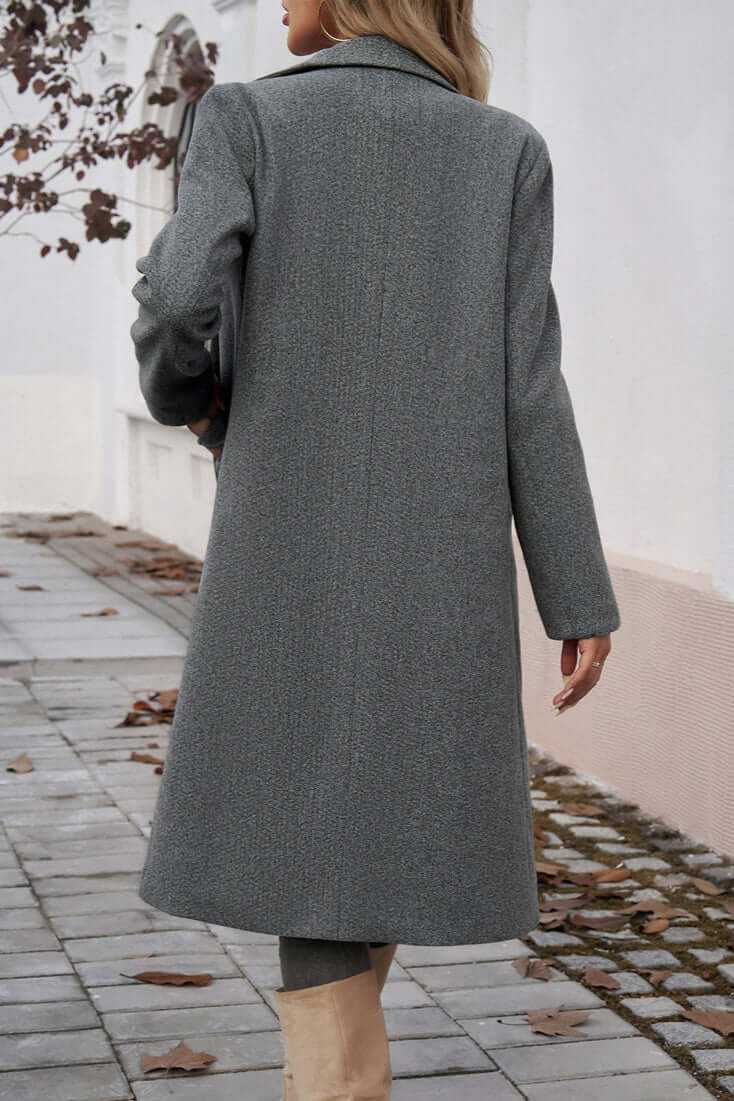 EB | Eleganter Doppelreihiger Langmantel