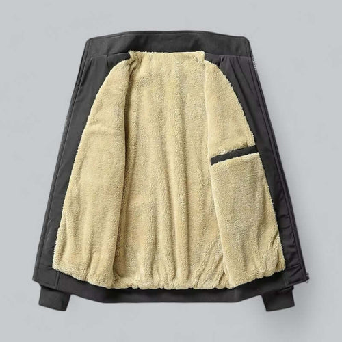 EB | Herren Wasserabweisende Fleece Winterjacke