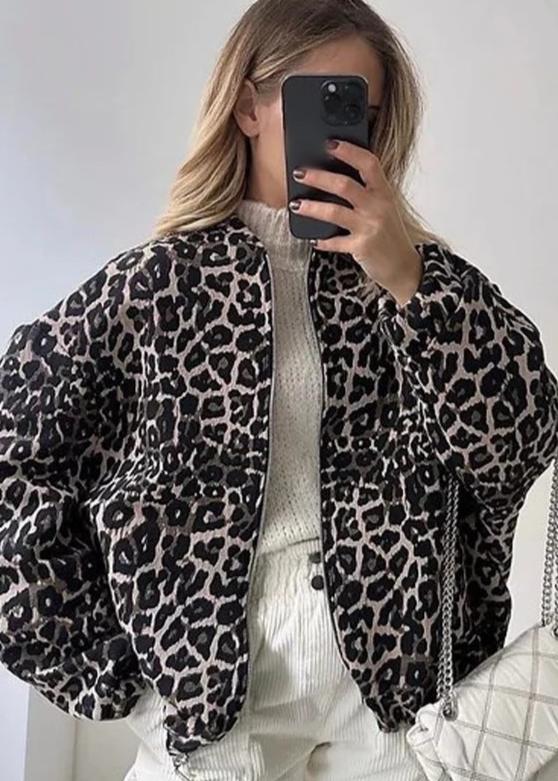 EB | Leoparden Bomberjacke