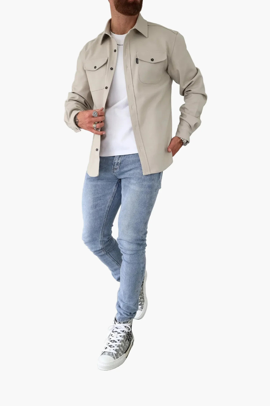 EB | Overshirt Jacke - Modernes, Vielseitiges Hemdjacke für Alltag und Freizeit
