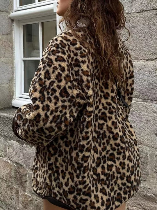 EB | Leopardenmuster Lockeres Jacket