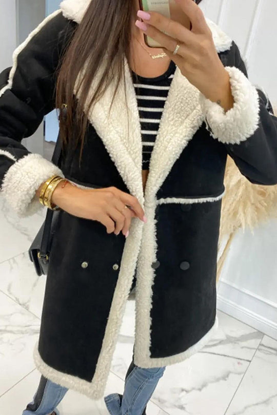 EB | Lammwolle Patchwork Freizeitjacke