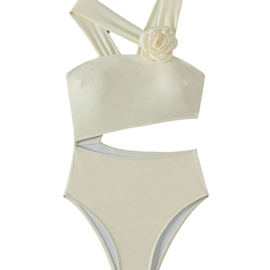 EB | Einfarbiger sexy hohler Badeanzug