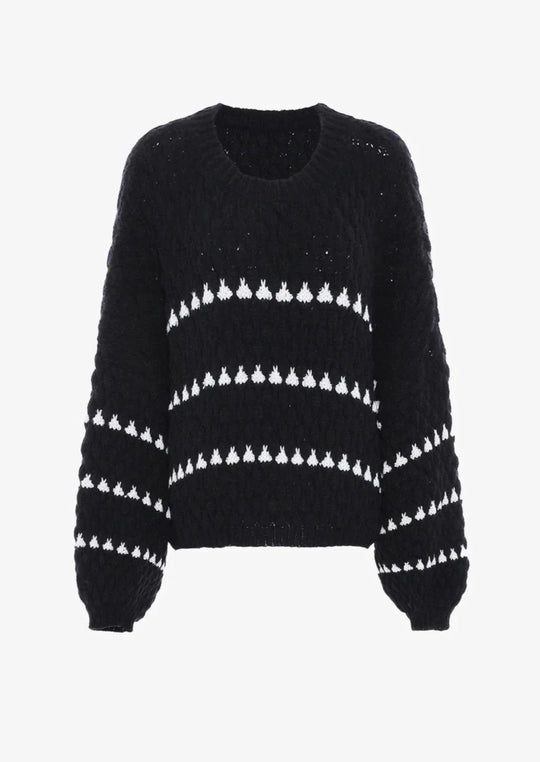 EB | Strickpullover mit Muster Weich und Stilvoll Perfekt für Den Alltag