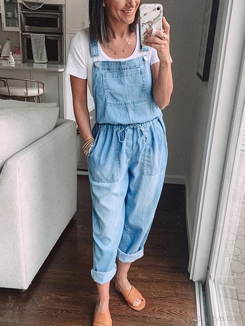EB | Jahrgang Schnür Denim Overall