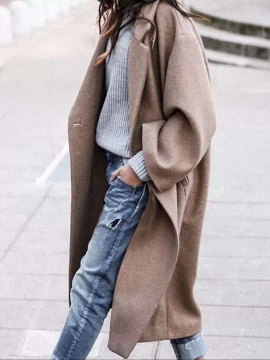 EB | Damen Oversized Langer Wintermantel