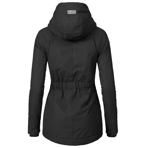 EB | Winterjacke mit Kapuze für Damen - gestepptes Winterjacke