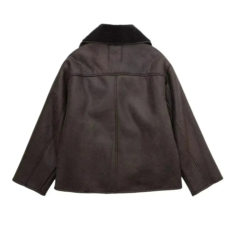 EB | Lederjacke - Warm & Trendy