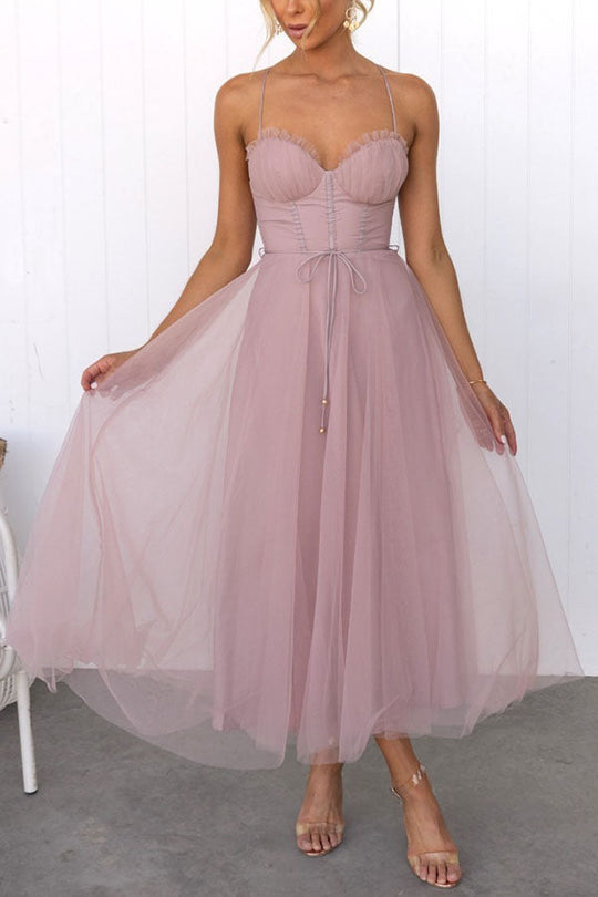 EB - Modernes prinses chiffon Kleid