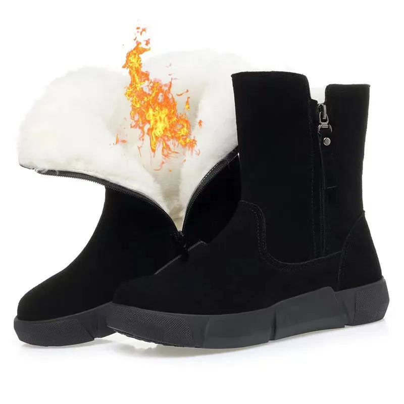 Stylische orthopädische Winterboots in Mid-Calf-Länge EB EB