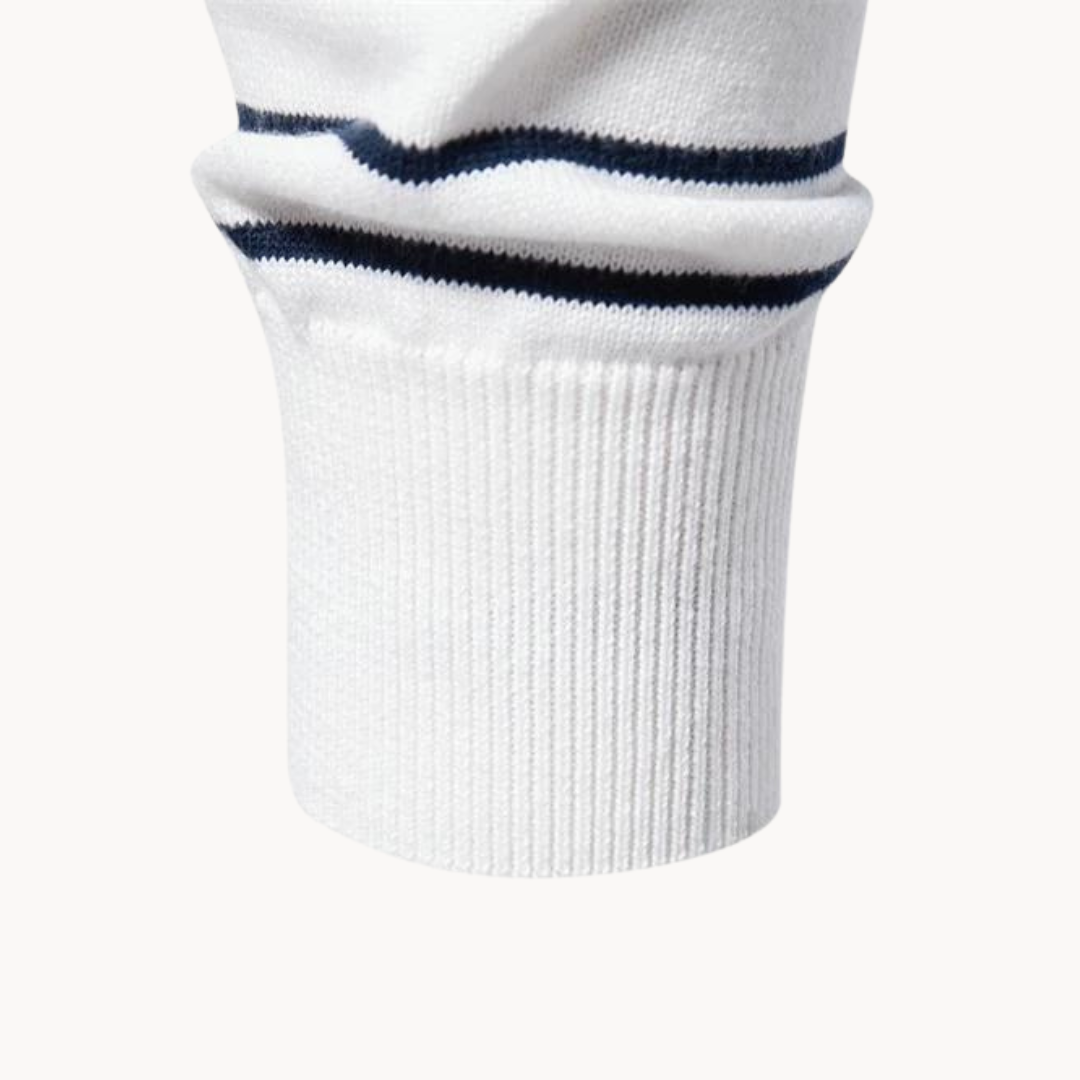 EB | Baumwollpullover mit Streifenmuster