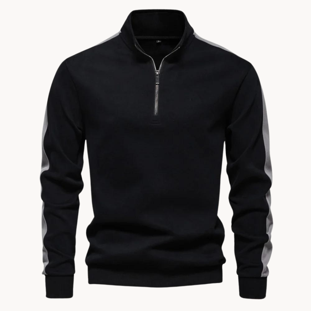 EB | Premium Pullover mit Viertelreißverschluss