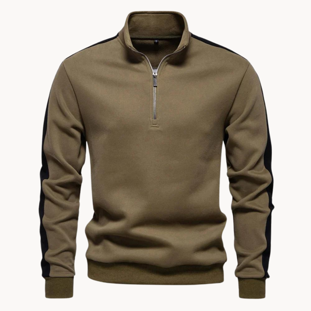 EB | Premium Pullover mit Viertelreißverschluss