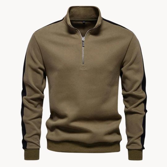 EB | Premium Pullover mit Viertelreißverschluss