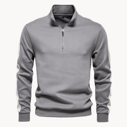 EB | Premium Pullover mit Viertelreißverschluss