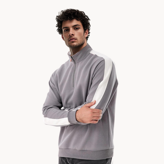 EB | Premium Pullover mit Viertelreißverschluss