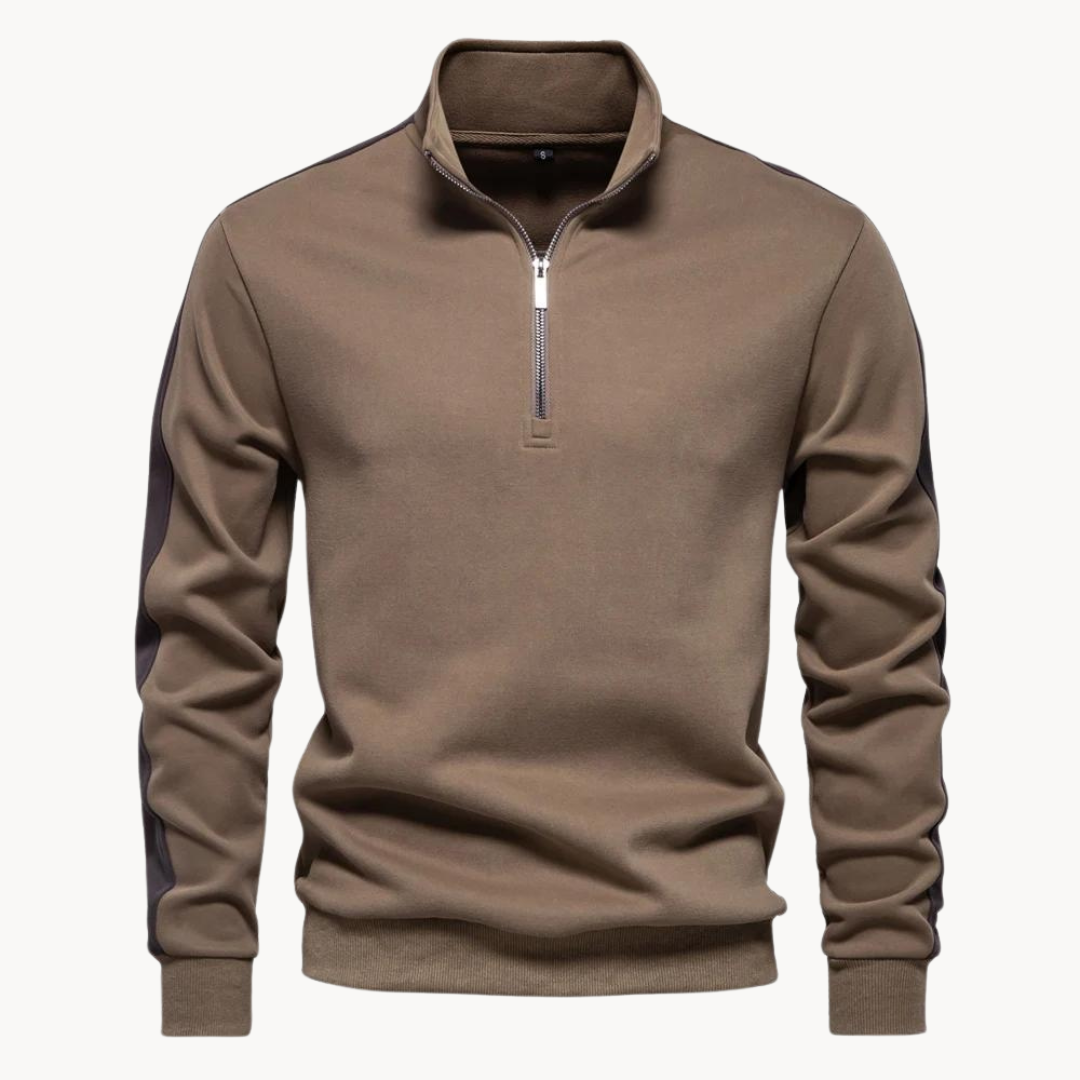EB | Premium Pullover mit Viertelreißverschluss