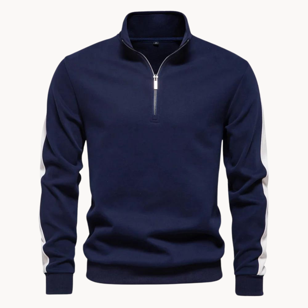 EB | Premium Pullover mit Viertelreißverschluss