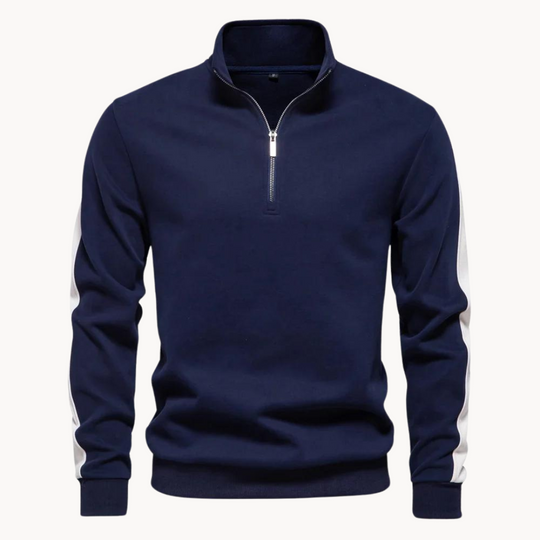 EB | Premium Pullover mit Viertelreißverschluss