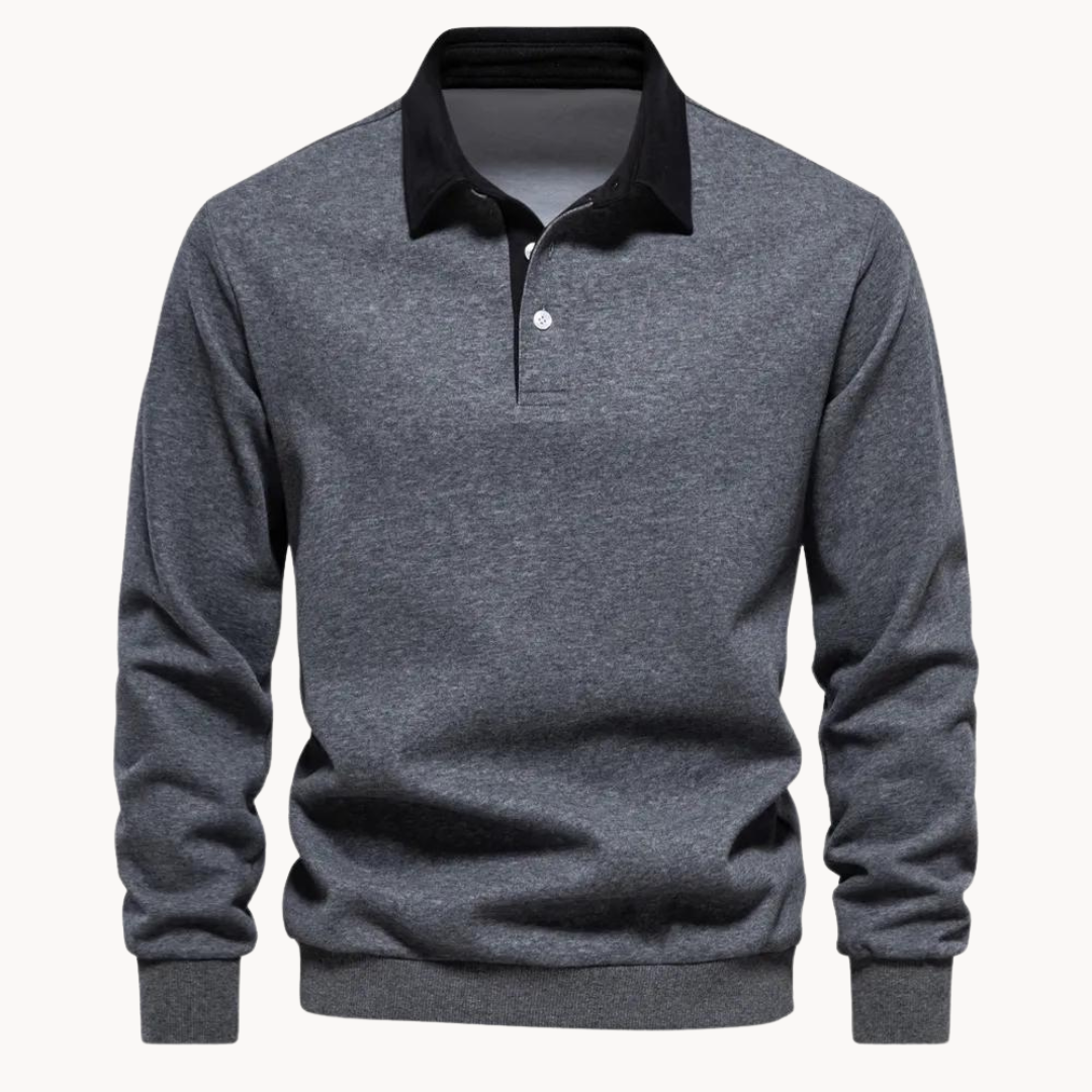 EB | Lässiges Polo-Sweatshirt