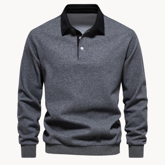 EB | Lässiges Polo-Sweatshirt