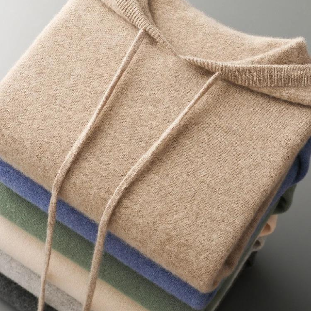 EB | Merino Strick Kapuzenpullover
