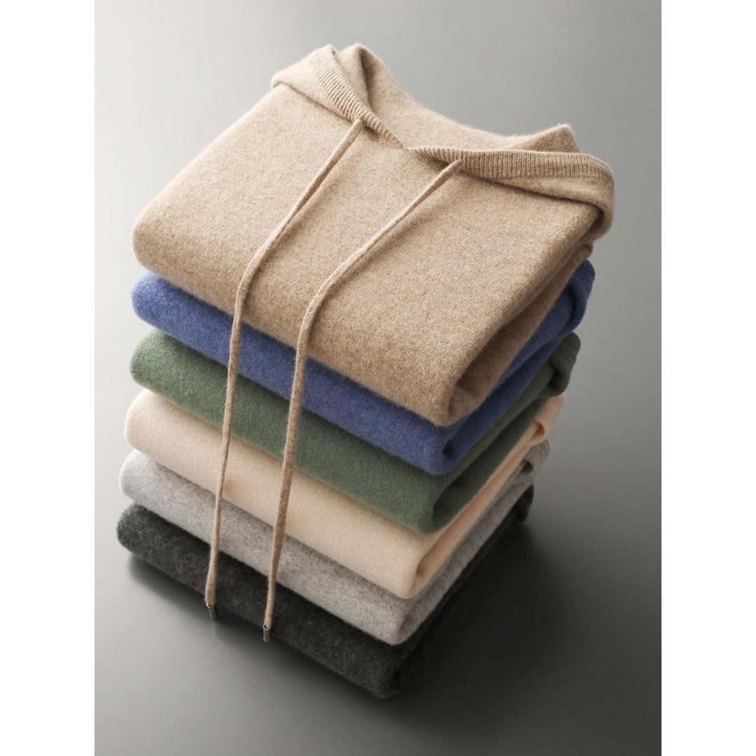 EB | Merino Strick Kapuzenpullover
