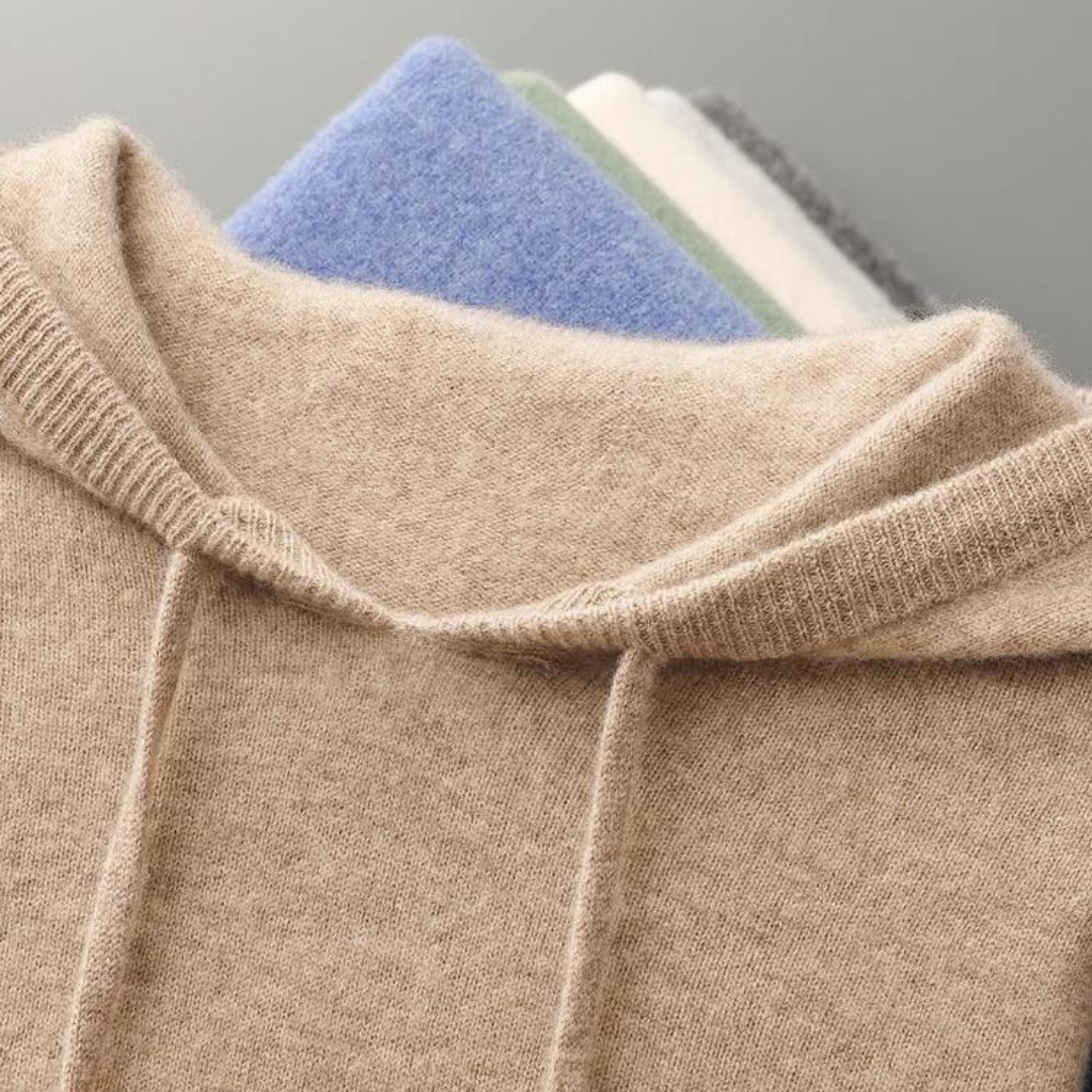 EB | Merino Strick Kapuzenpullover