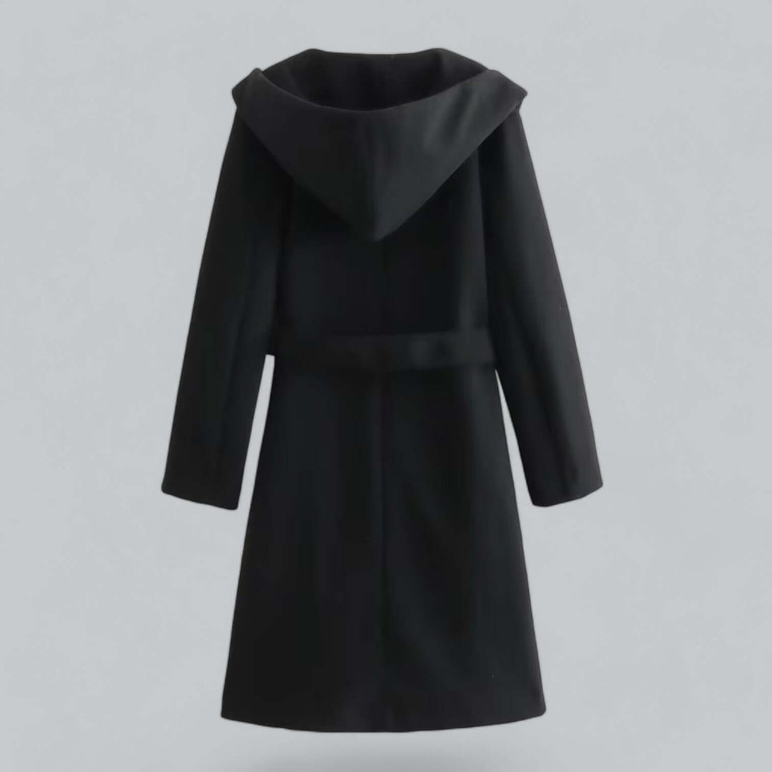 EB | Damen Kapuzen Lang Trenchcoat