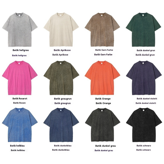EB | Batik gewaschenes altes Herren-T-Shirt