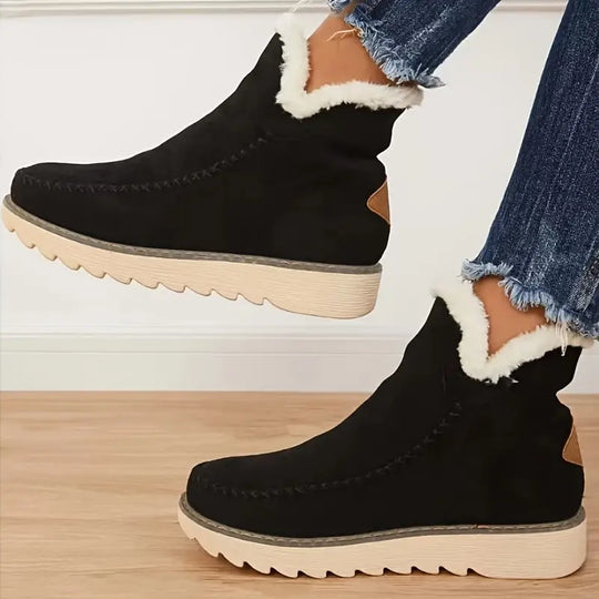 EB | Damenstiefel Aus Plüschigem Lammfell