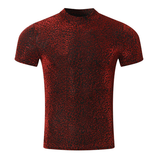 EB | Enges Rollkragen-Stretch-T-Shirt