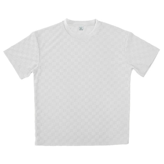 EB | Schachbrettmuster Kurzarm-Shorts-Set
