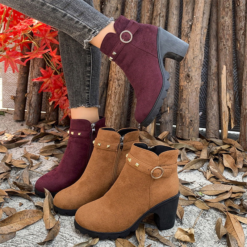 Zeitlose Damenstiefeletten aus hochwertigem Material EB EB