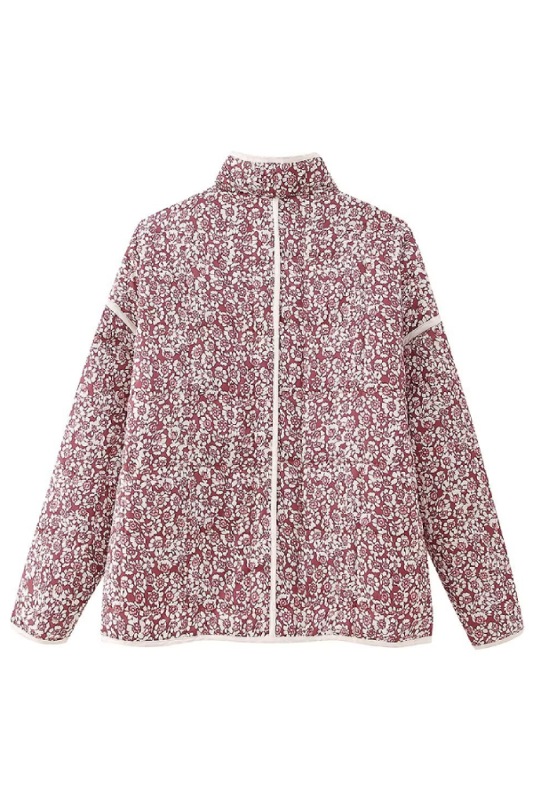 EB | Print Dünne Tasche Cardigan Jacke