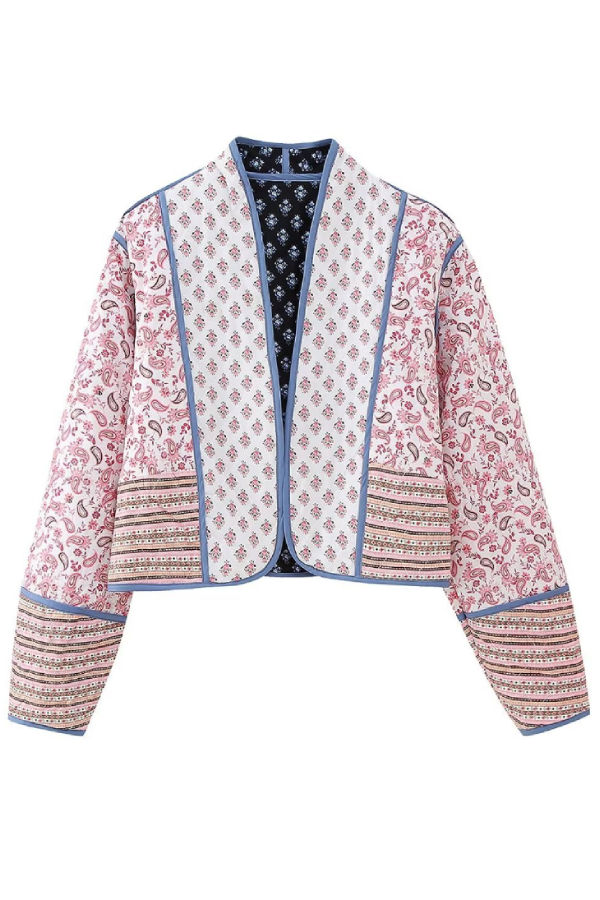 EB | Wendbare Steppjacke mit farblich passender kleiner Baumwolljacke