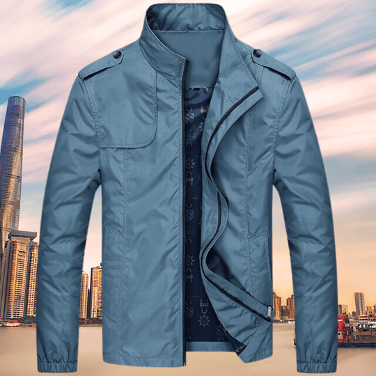 EB | Herren Herbst Freizeit Oxford Jacke mit Kragen