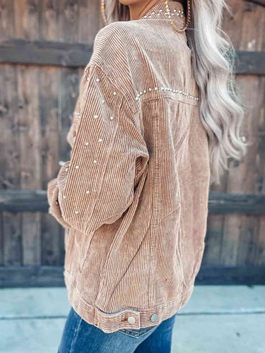 EB | Nietenkragenknopfhemdjacke