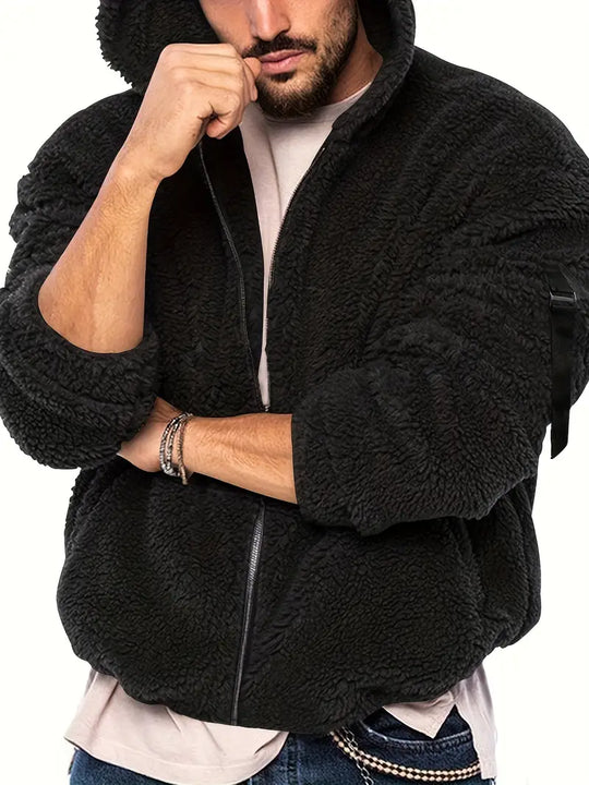 EB Teddyjacke mit Reißverschluss für Männer