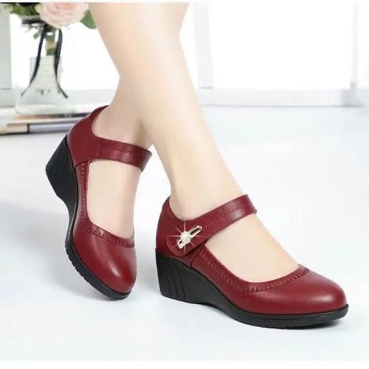 Elegante Weiche Lederschuhe mit Absatz EB EB