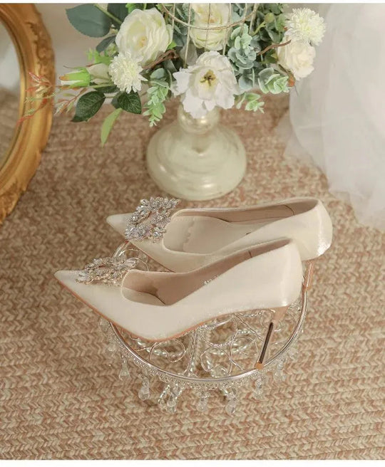 EB | Brautschuhe Stiletto mit Strass