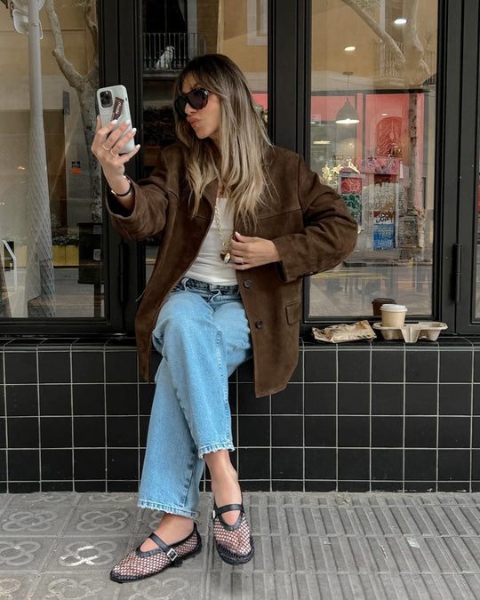 EB | Jacke mit Wildleder
