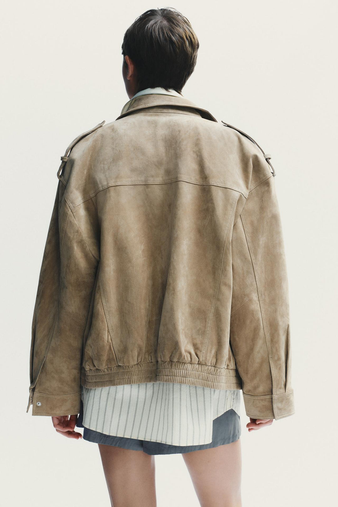 EB | Klassische Vintage-Inspirierte Wildlederjacke