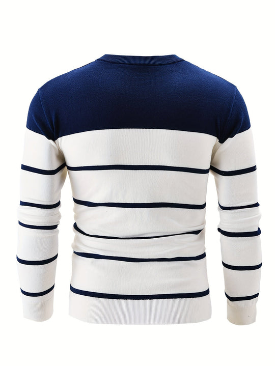EB | Gestreifter Pullover Baumwolle Klassisch und Komfortabel